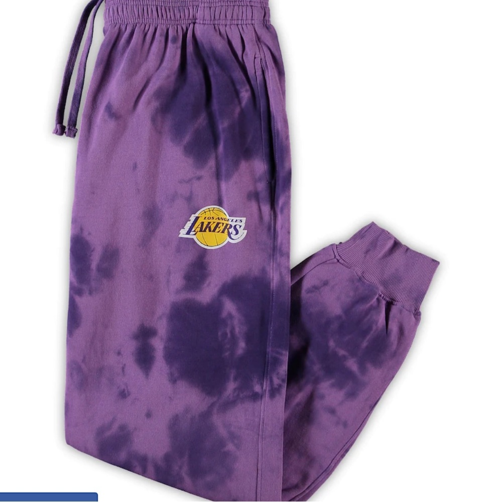 Fanatics Los Angeles Lakers Purple Joggers.  NWOT 4XL